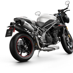 Speed Triple RS-Rear 3-4 Crystal White