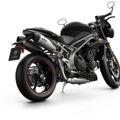 Speed Triple RS-Rear 3-4 Matt Jet Black