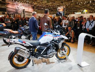 intermot 18 007 012  Pressekonferenz BMW mit den Produktneuheiten R 1250GS und R1250RT, Halle 6