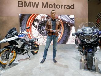 intermot 18 007 019  Pressekonferenz BMW mit den Produktneuheiten R 1250GS und R1250RT, Halle 6