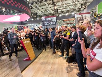 intermot 18 014 010  Pressekonferenz INDIAN MOTORCYCLE, Halle 6