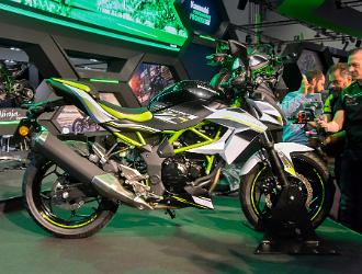 intermot 18 006 029  Pressekonferenz Kawasaki, Ninja 125, Halle 8