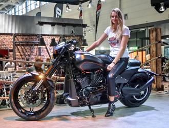 intermot 18 018 002  Pressekonferenz Harley Davidson, FXDR 114, Halle 9