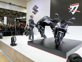 intermot 18 009 008  Pressekonferenz Suzuki, mit der Produktneuheit Katana, Halle 7