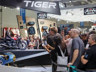 intermot 18 017 004  Pressekonferenz Triumph, mit der Presseneuheit Street Twin, Halle 6